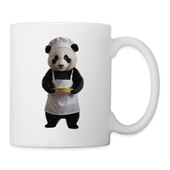 Panda cuisinier - Mug blanc - blanc - Droite