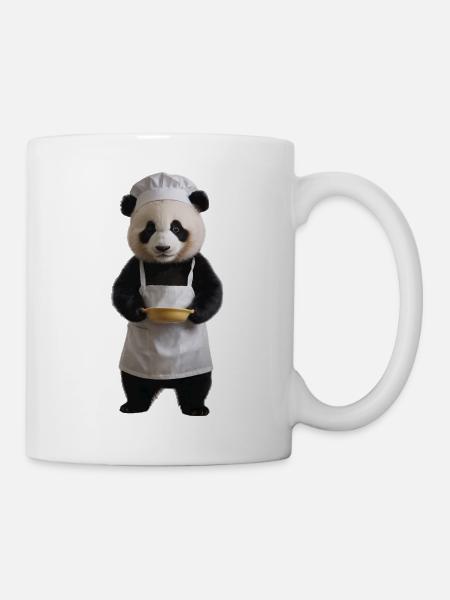 Panda cuisinier - Mug blanc - blanc