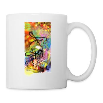 Chaos one - das perfekte ADHS Shirt - Psycho - Tasse - Weiß - Rechts