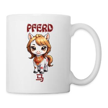 Cheval - Astrologie - Mug blanc - blanc - Droite