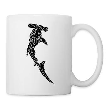 Der Hammerhai - Tasse - Weiß - Rechts