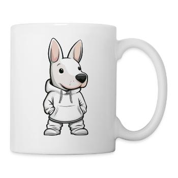 Bull Terrier Dog Funny - Mug - white - Right