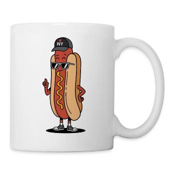 New York Hot Dog Attitude - Mug - white - Right