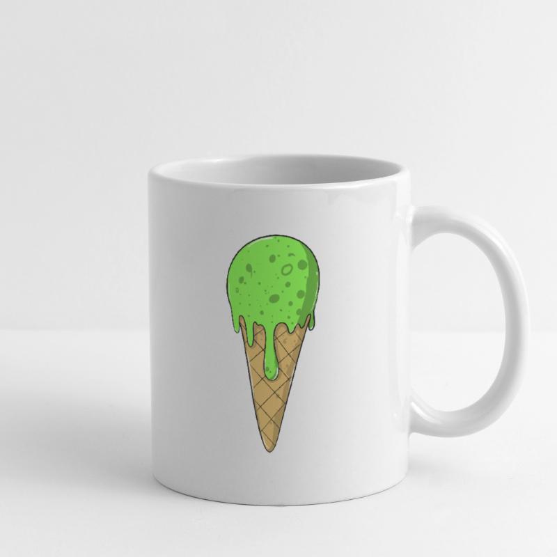 Eis | Grünes Eis Eiscreme | IceCream Tasse