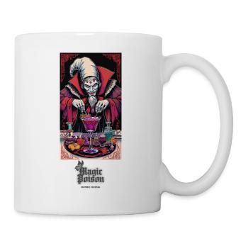 T-Shirt im Barkeeper-Stil - Tasse - Weiß - Rechts