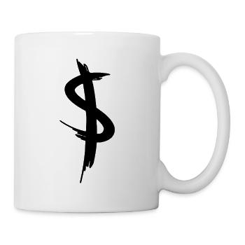 Grafitti Dollar Sign - Mug - white - Right