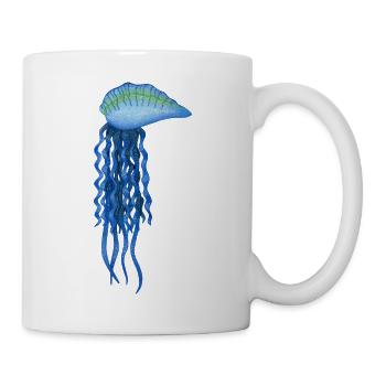 Bluebottle Jellyfish Afrique du Sud - Mug blanc - blanc - Droite