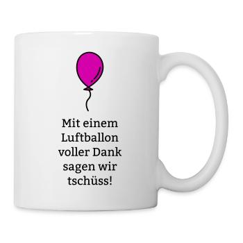 Abschiedsgeschenk Kollege / Kollegin - Tasse - Weiß - Rechts