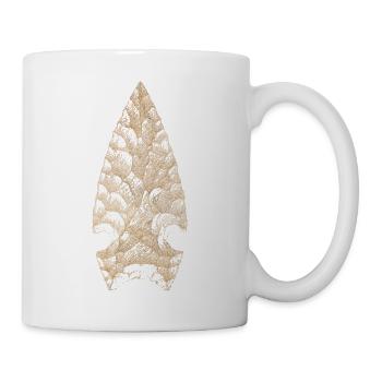 Pfeilspitze - Tasse - Weiß - Rechts