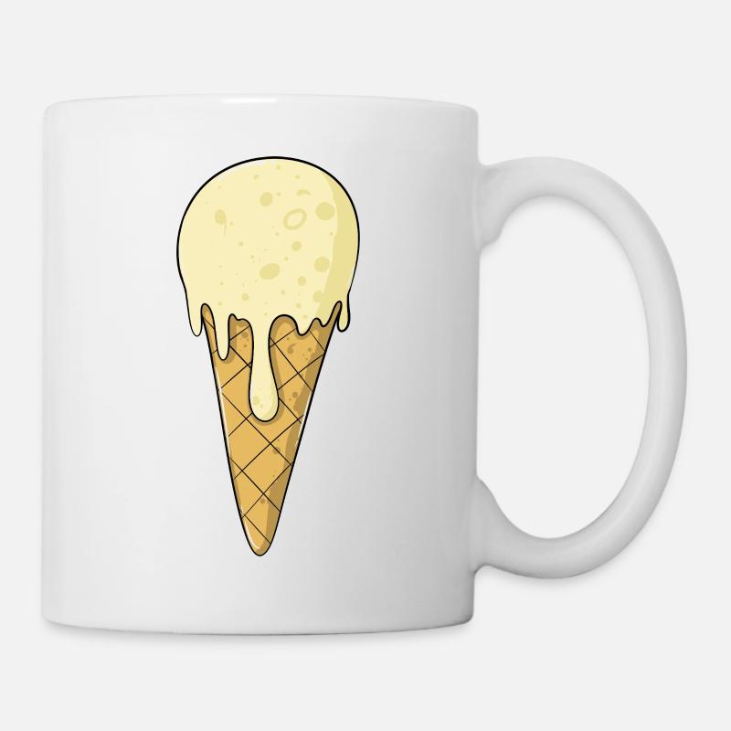 cream | Vanilla Cream | Icecream - Mug - white