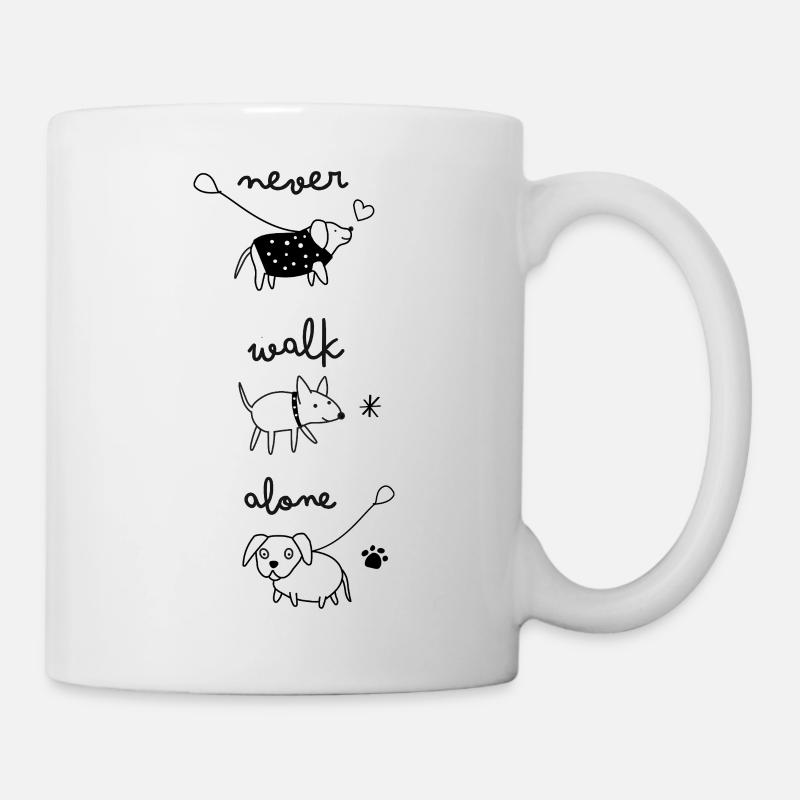 Ne marchez jamais seul - Mug blanc - blanc