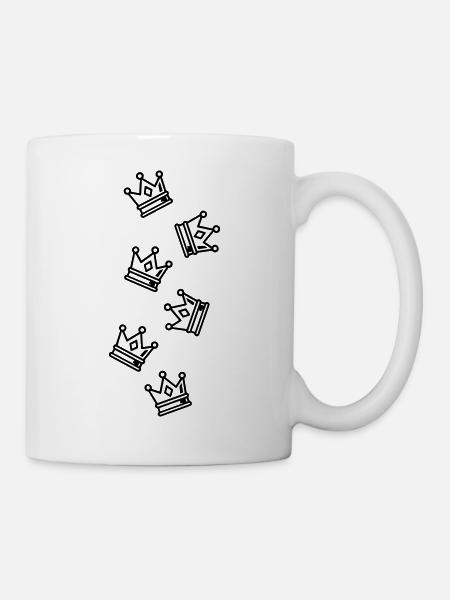 Kronen Symbolik - Tasse - Weiß