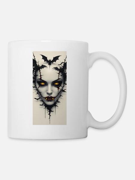 Vampire Woman - Mug - white