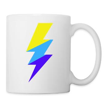 TriColor Neon Beam - Mug - white - Right