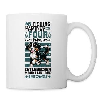 Pêche et bouvier de l’Entlebucher - Mug blanc - blanc - Droite
