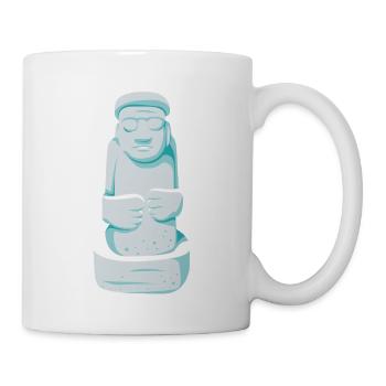 Dol Hareubang – Gardien de la pierre de Jeju - Mug blanc - blanc - Droite