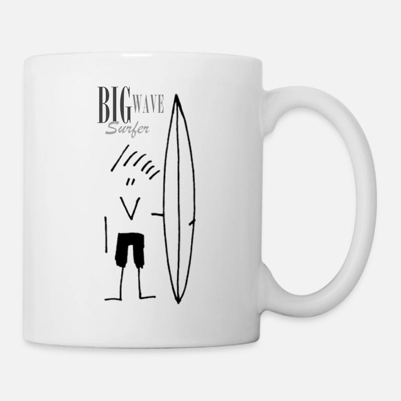 Big Wave Surfer - Mug blanc - blanc