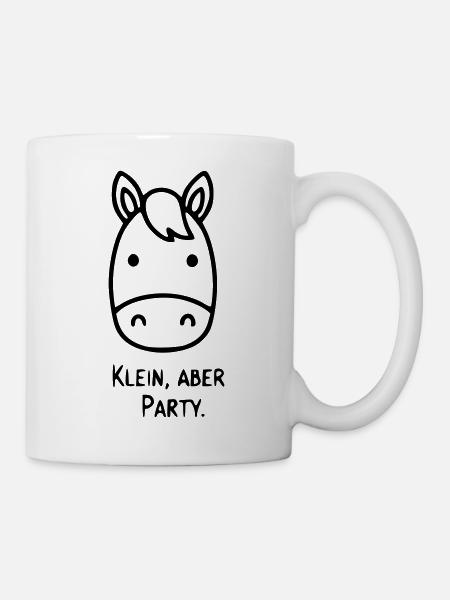 Süßes Pferd | Klein, aber Party! - Tasse - Weiß
