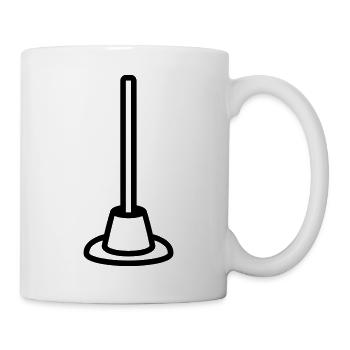 ventouse - Mug blanc - blanc - Droite