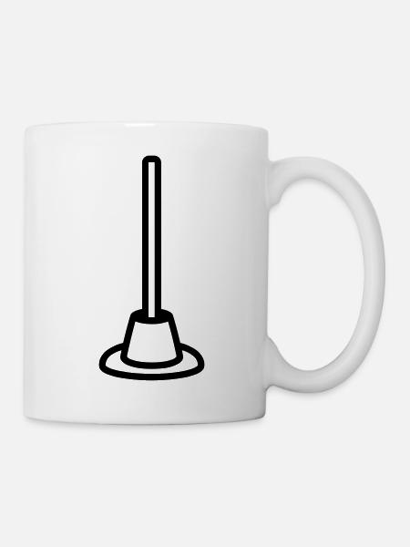 Saugnapf - Tasse - Weiß