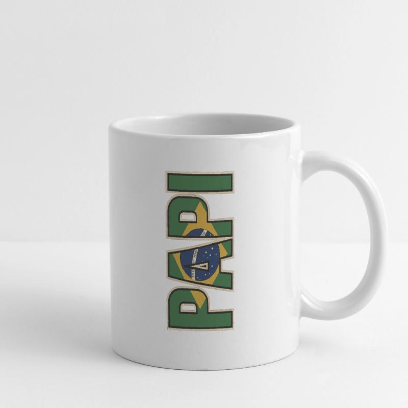 PAPI Brasil – Retro style with flags Mug