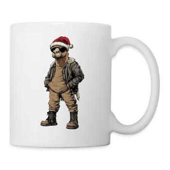 Kamel Weihnachten Winter - Tasse - Weiß - Rechts