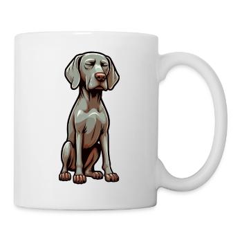 Weimaraner Amoureux Weimaraner Gardien Weimaraner - Mug blanc - blanc - Droite