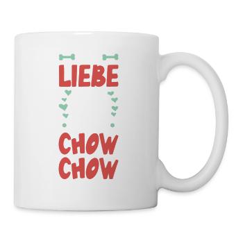Ich liebe meinen Chow Chow - Tasse - Weiß - Rechts