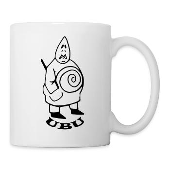 Father Ubu von Alfred Jarry - Tasse - Weiß - Rechts
