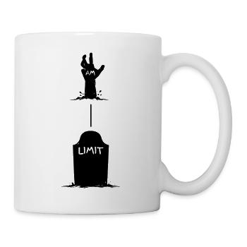 Hand rises from grave - Mug - white - Right