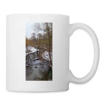 Winter river in the fog - Mug - white - Right