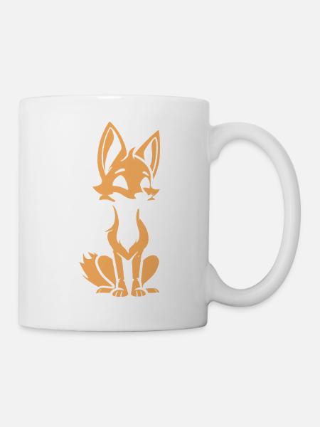 Schakal - Tasse - Weiß
