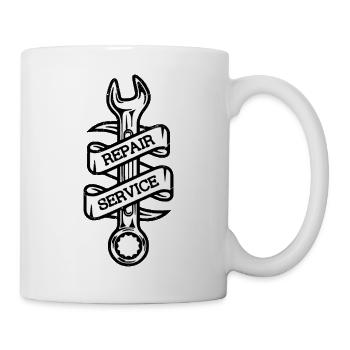 Repair Service - Mug - white - Right