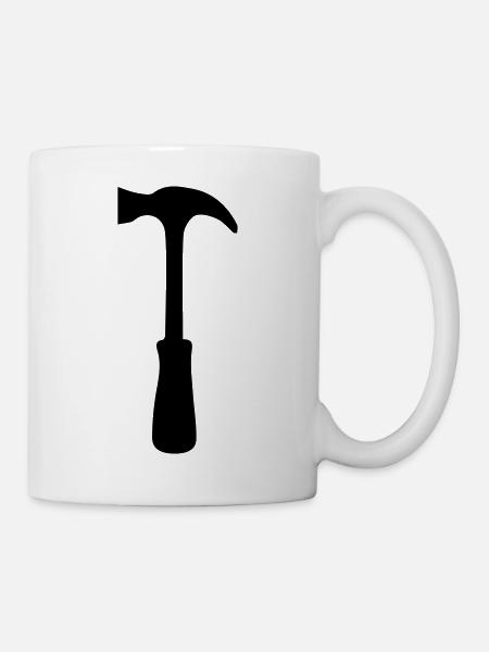 hammer - Tasse - Weiß