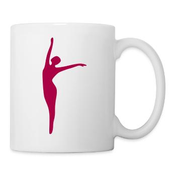 Tanz tanzen - Tasse - Weiß - Rechts