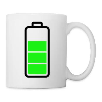 low battery - Mug - white - Right