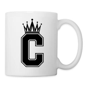 Buchstabe C - Tasse - Weiß - Rechts