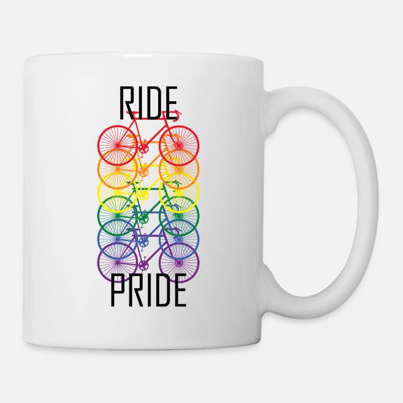 PRIDE Bicycle Design - Mug - white