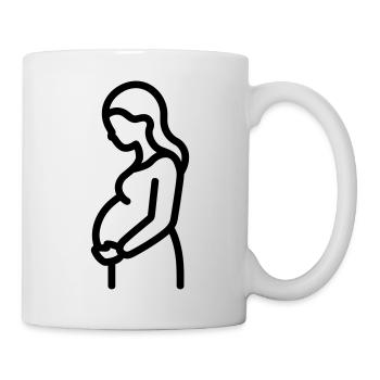 grossesse - Mug blanc - blanc - Droite