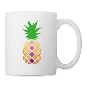 Décoration à l’ananas Fête exotique d’été Tropical Fun - Mug blanc - blanc - Droite
