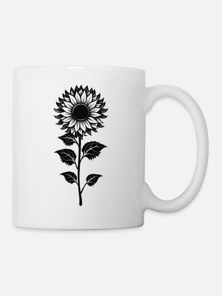 Tournesol - Mug blanc - blanc