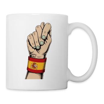 Figa Española Amulettbeschützer gegen das Böse - Tasse - Weiß - Rechts