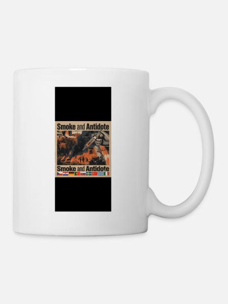Rauch und Gegengift - Tasse - Weiß