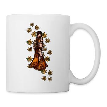 Boho Henna Flora Goddess - Mug - white - Right
