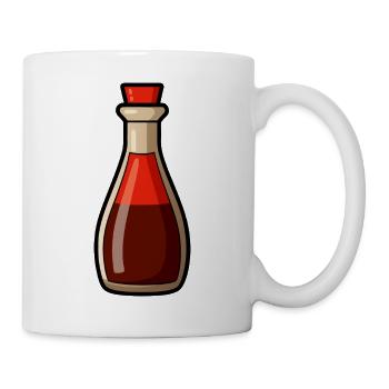 Sojasauce - Tasse - Weiß - Rechts