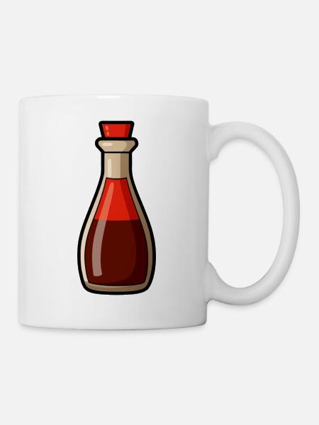 Sojasauce - Tasse - Weiß