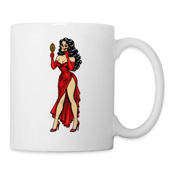 MAKABRE VANITAS REDLIPS - Tasse - Weiß - Rechts