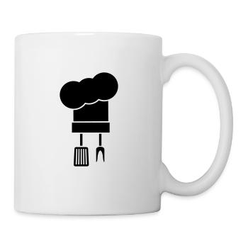 Kochmütze - Tasse - Weiß - Rechts