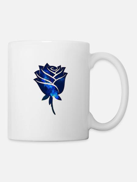 BLue rose - Mug - white