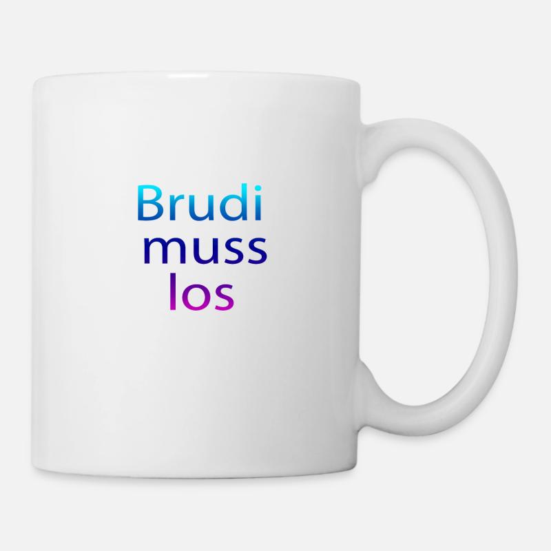 Brudi - Tasse - Weiß